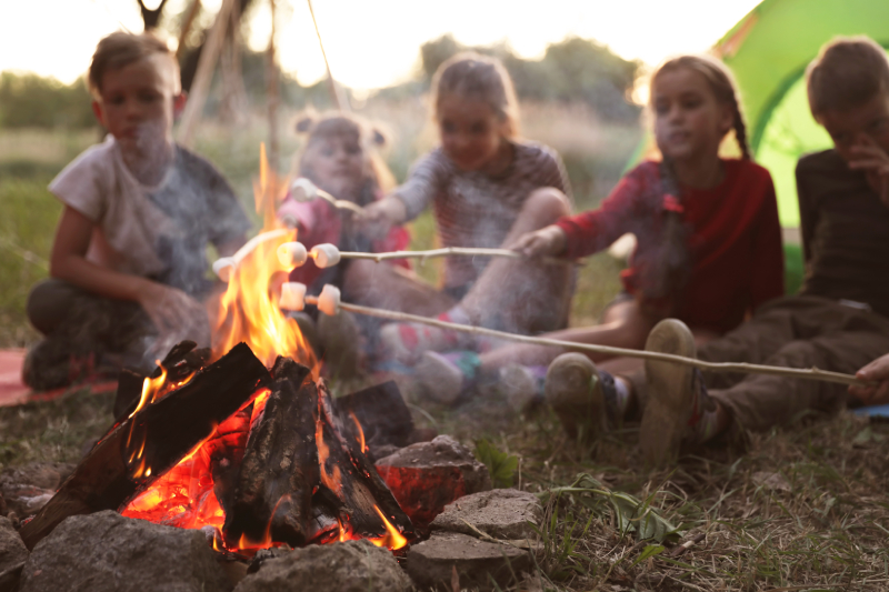 camping with kids