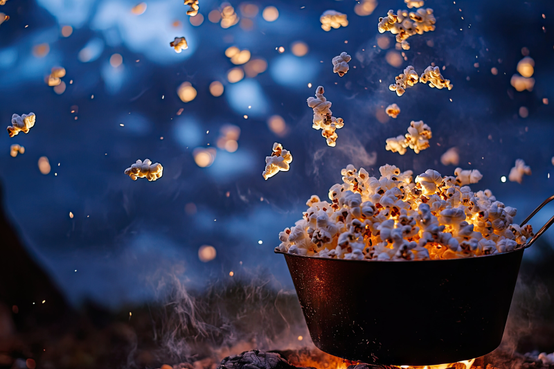 Campfire popcorn