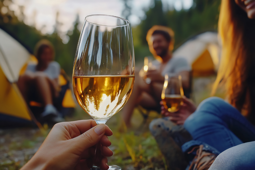 Camping with Wine