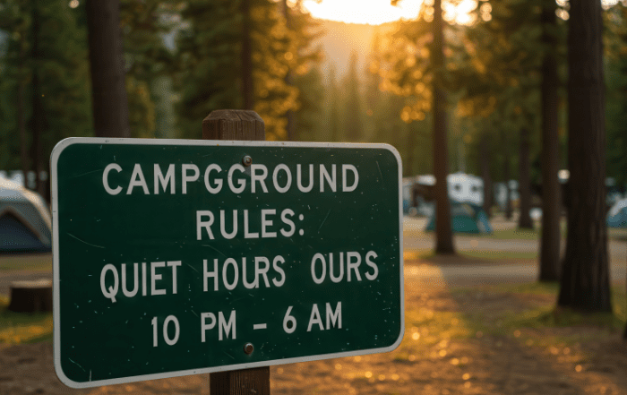 Golden Rules of Camping